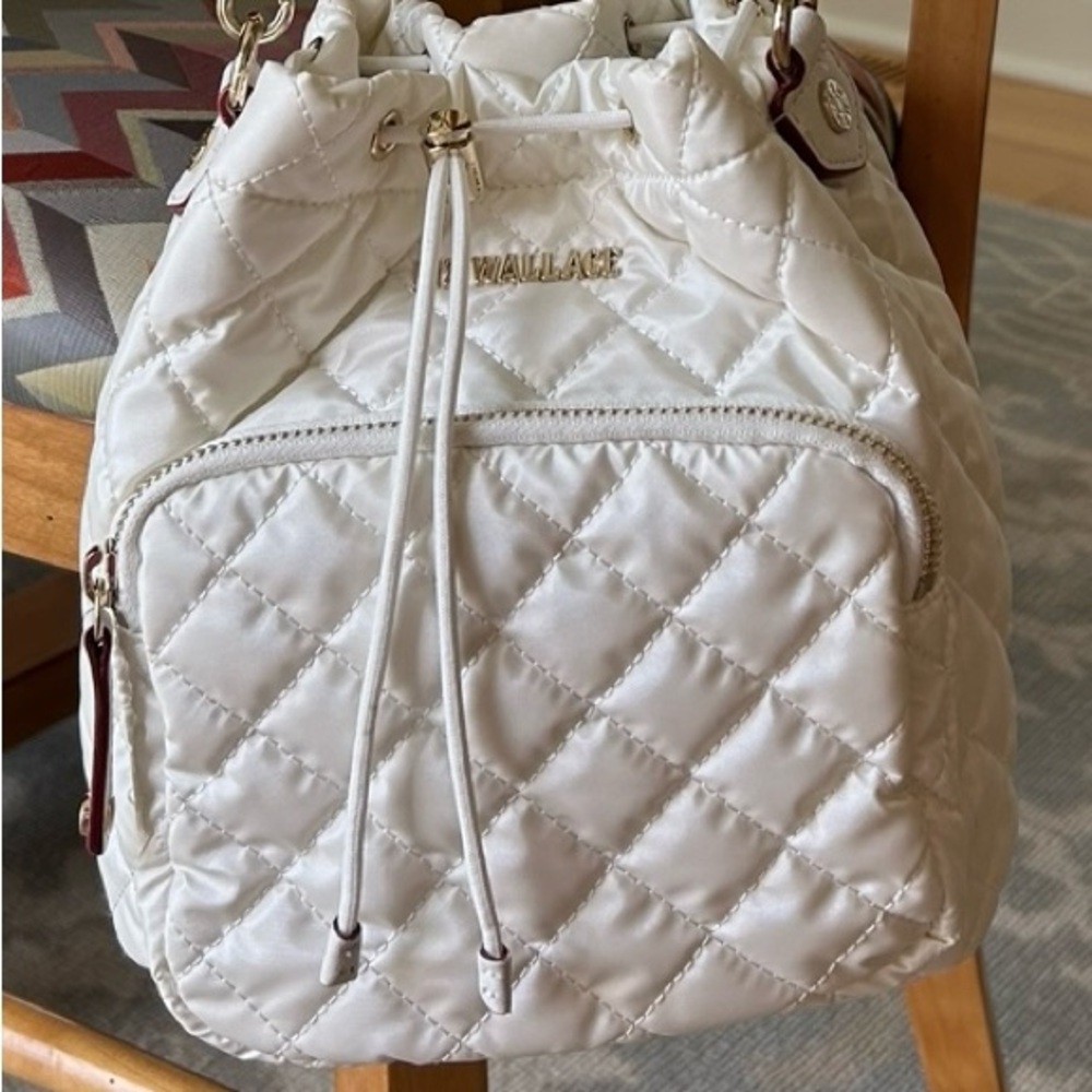 MZ WALLACE Crosby Drawstring Bucket Bag